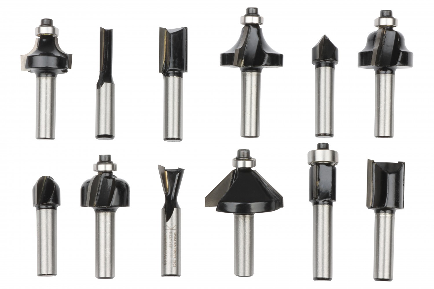 Wood Router Bit Set 12Pcs For Router Pof 1200 D3 Pfb12A1 buy in